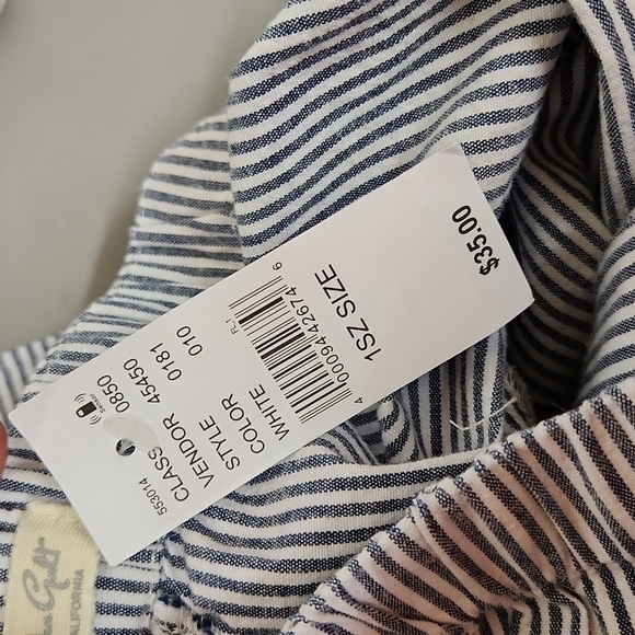 Pacsun John Galt pants NWT size 1 blue stripes - Picture 7 of 8